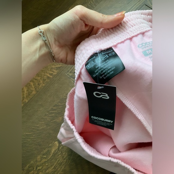 COCOBURRY Women’s Jogging Athletic Comfy Soft Shorts Pink BRAND NEW Size Medium - Picture 7 of 7